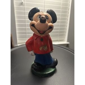 VTG 60' WALT DISNEY PRODUCTIONS MICKEY MOUSE MONEY COIN I AM A BANK